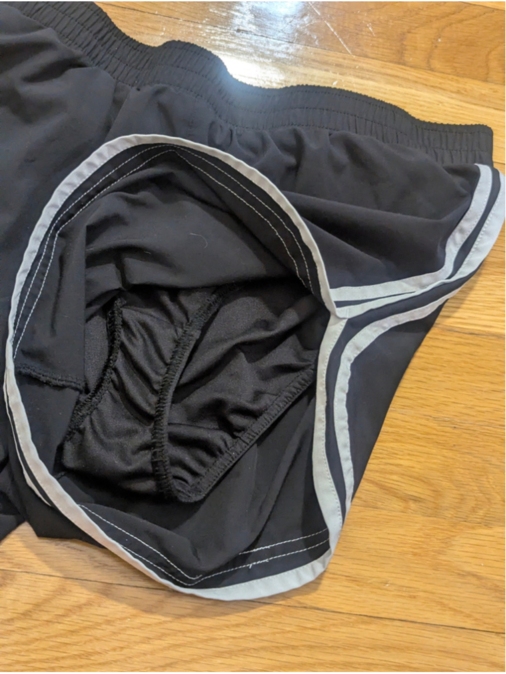 Champion Black Athletic Shorts Medium - Picture 7 of 11